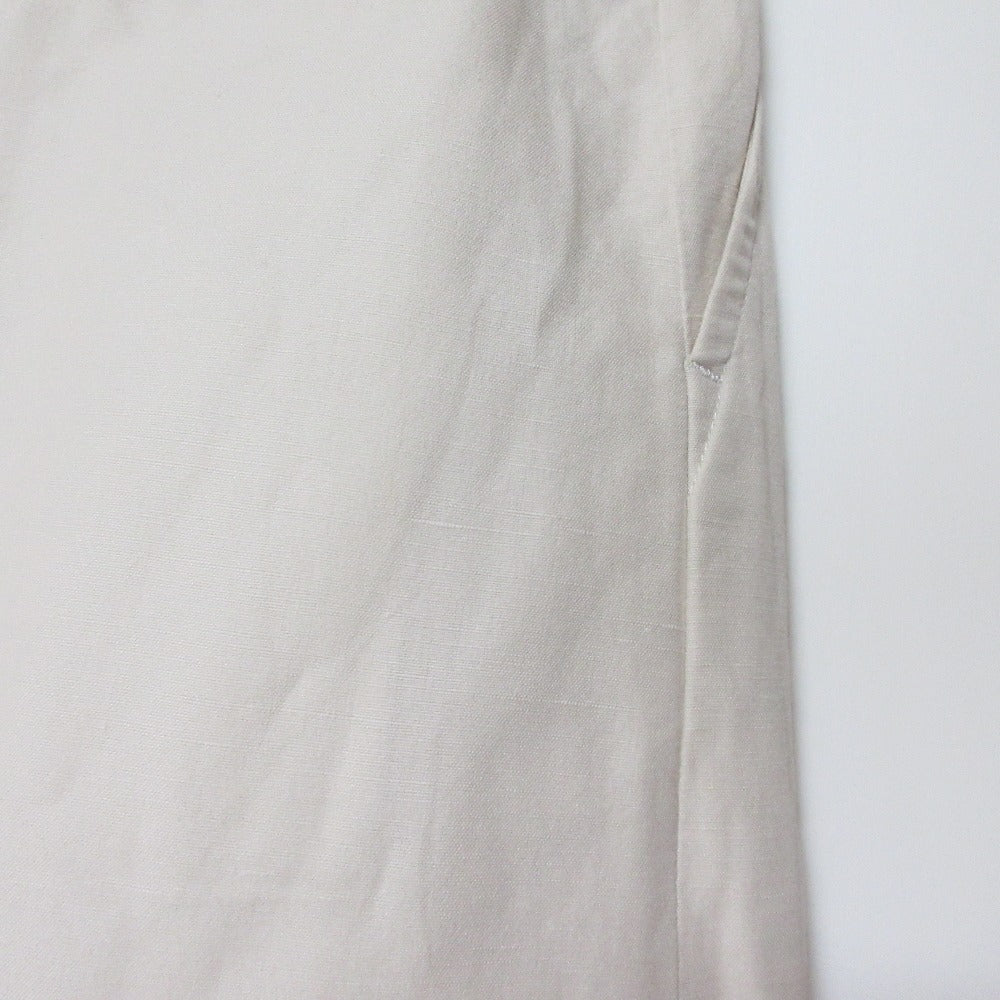 マーガレットハウエル PLAIN WEAVE COTTON LINEN スカート