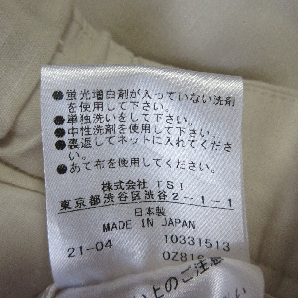 マーガレットハウエル PLAIN WEAVE COTTON LINEN スカート