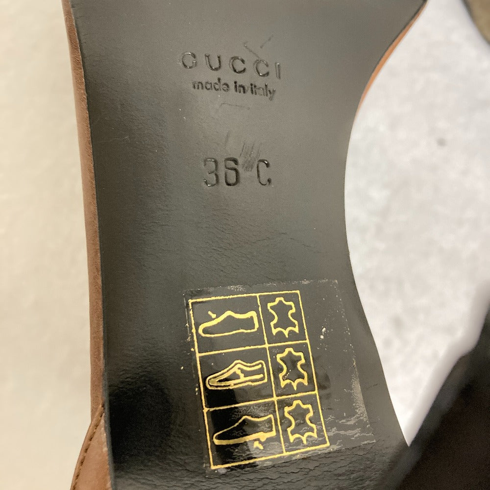 グッチ レザーサンダル