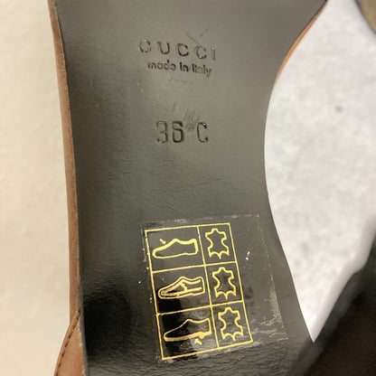 グッチ レザーサンダル