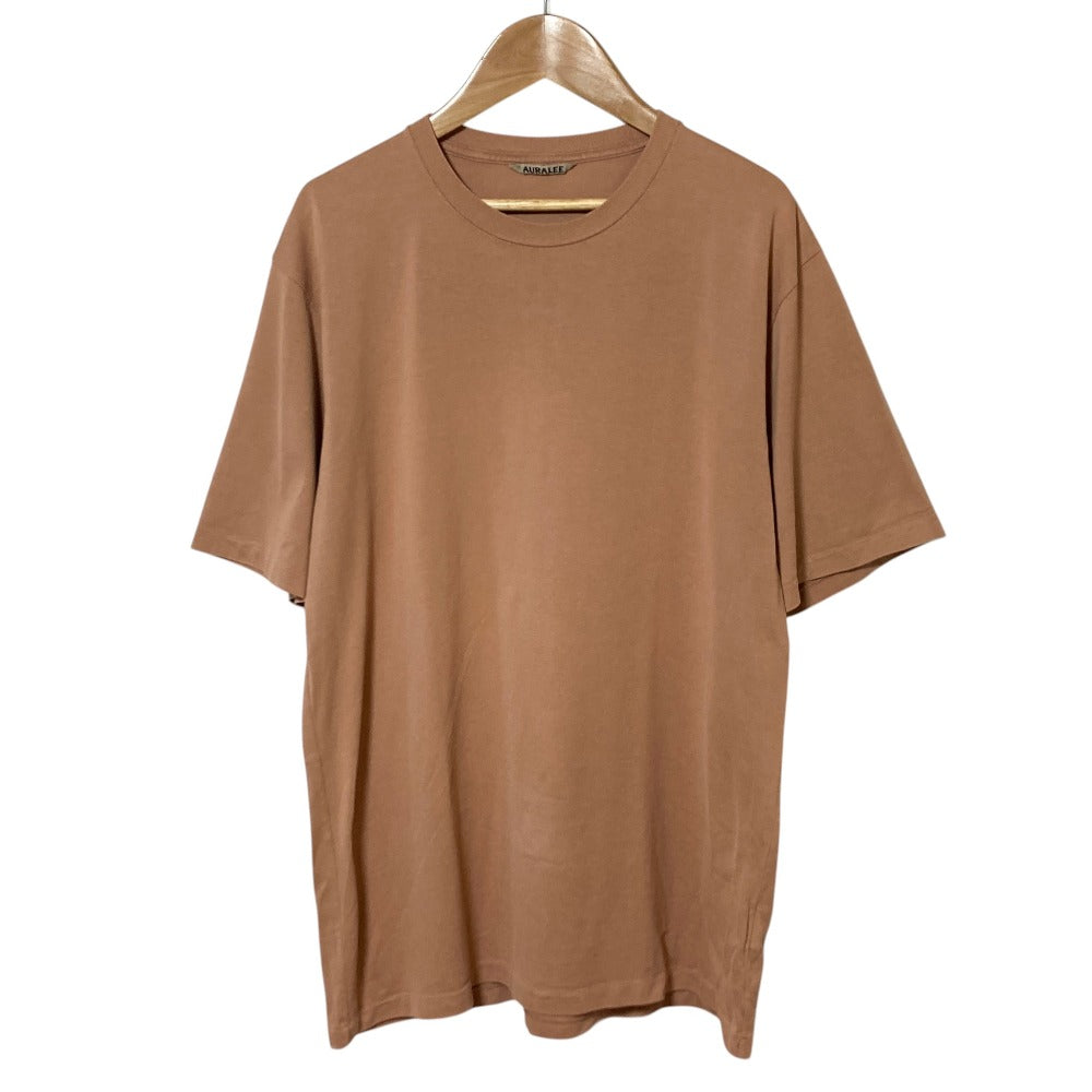 オーラリー SUPER FINE COTTON SALT SHRINK PIQUE Tシャツ