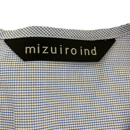 ミズイロインド pin tuck ノースリーブシャツ