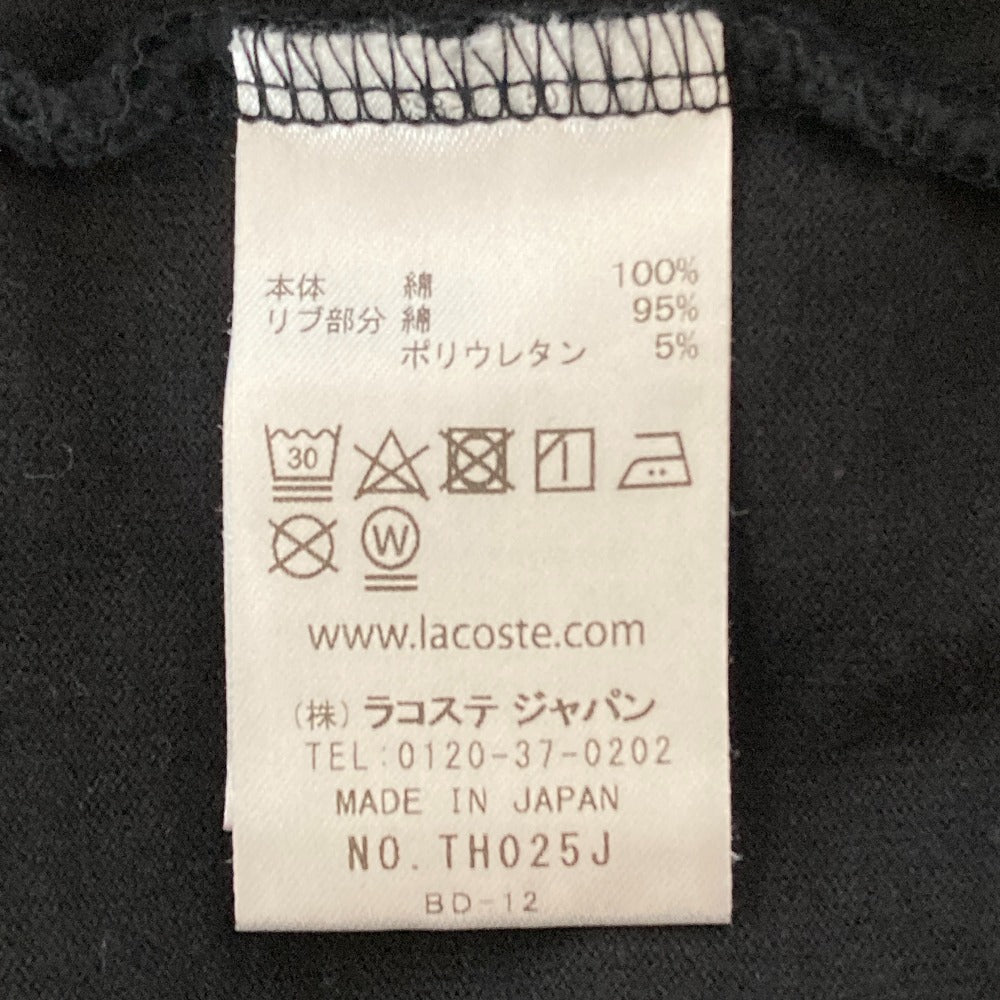 ラコステ ロゴプリント コットンTシャツ