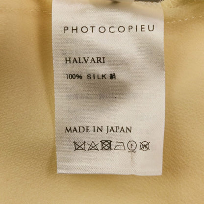 フォトコピュー HALVARI CAPE-SLEEVE SHIRT DRESS シルクワンピース