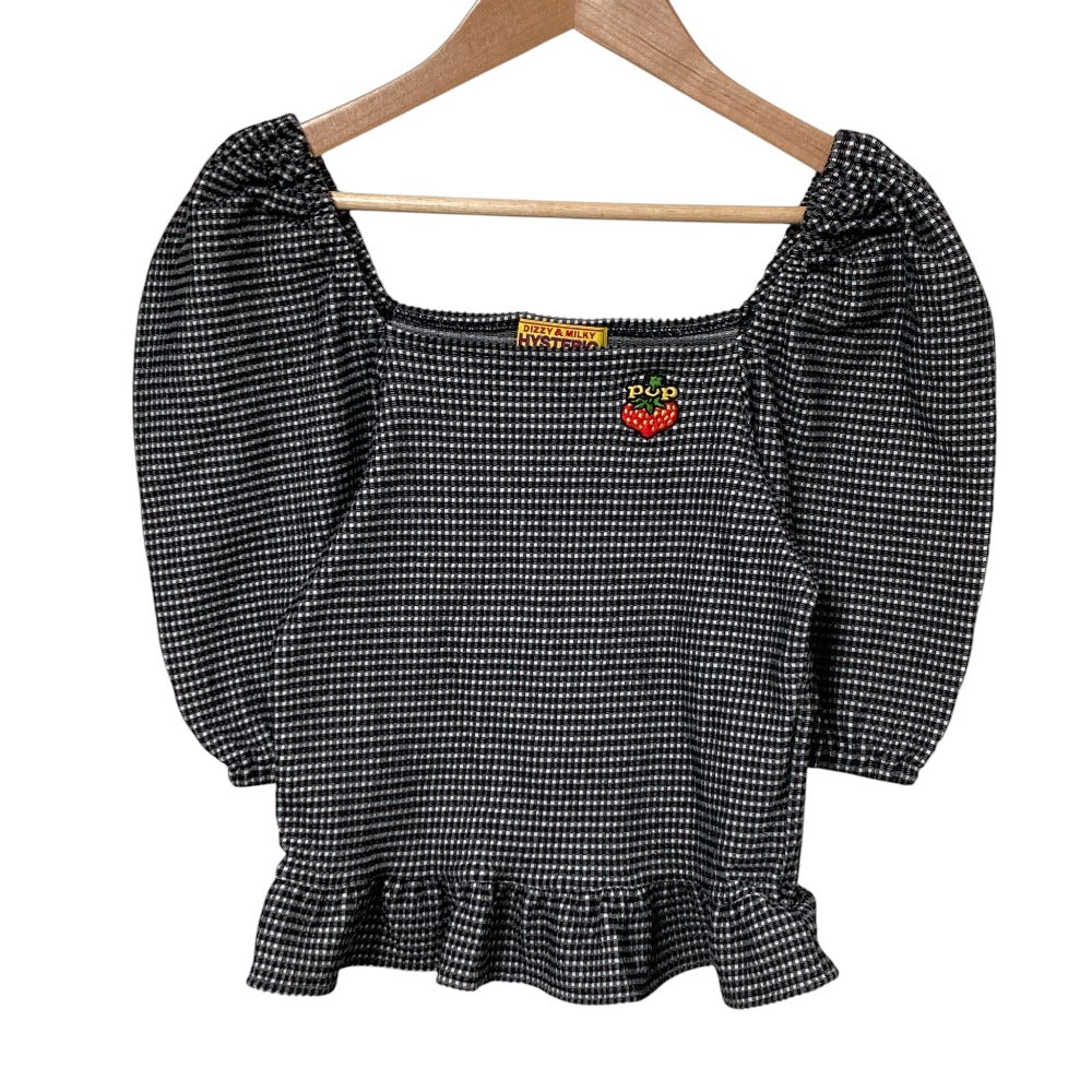 ヒステリックグラマー POP BERRY刺繍ニットトップス