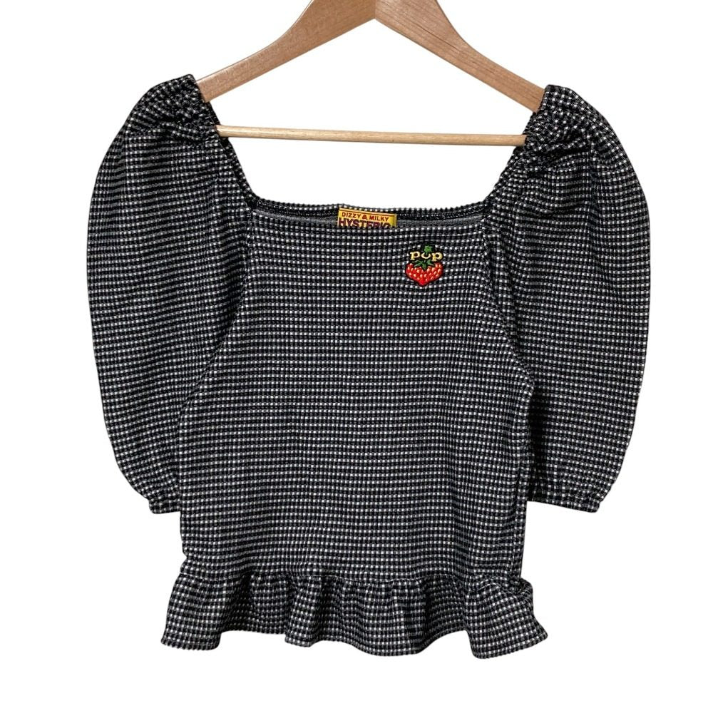 ヒステリックグラマー POP BERRY刺繍ニットトップス