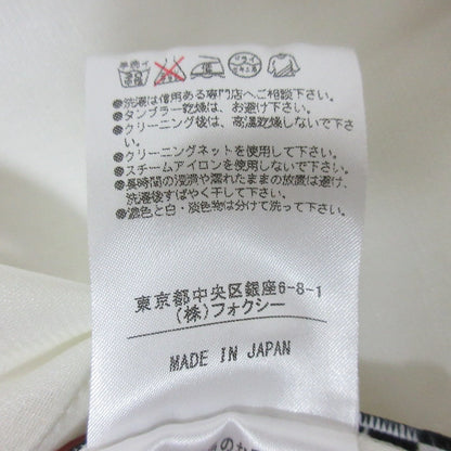 フォクシーニューヨーク コクーンノースリーブワンピース