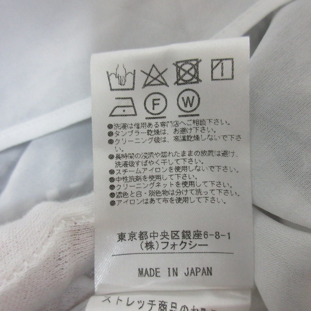 フォクシーニューヨーク EMPIRE CHECK ノースリーブブラウス