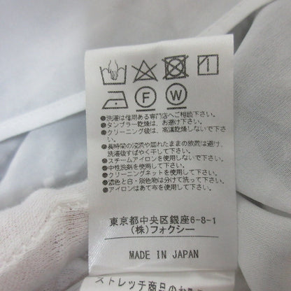 フォクシーニューヨーク EMPIRE CHECK ノースリーブブラウス
