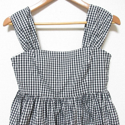 フォクシーニューヨーク EMPIRE CHECK ノースリーブブラウス