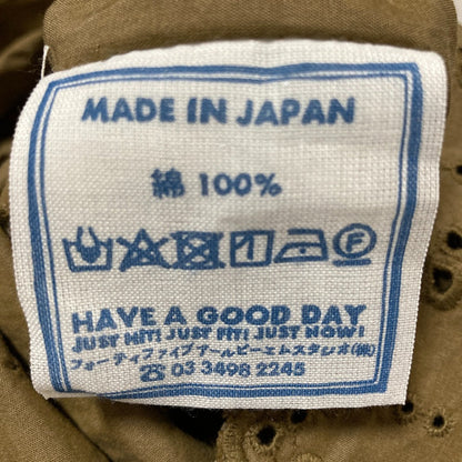 フォーティファイブアール カットワークコットンワンピース