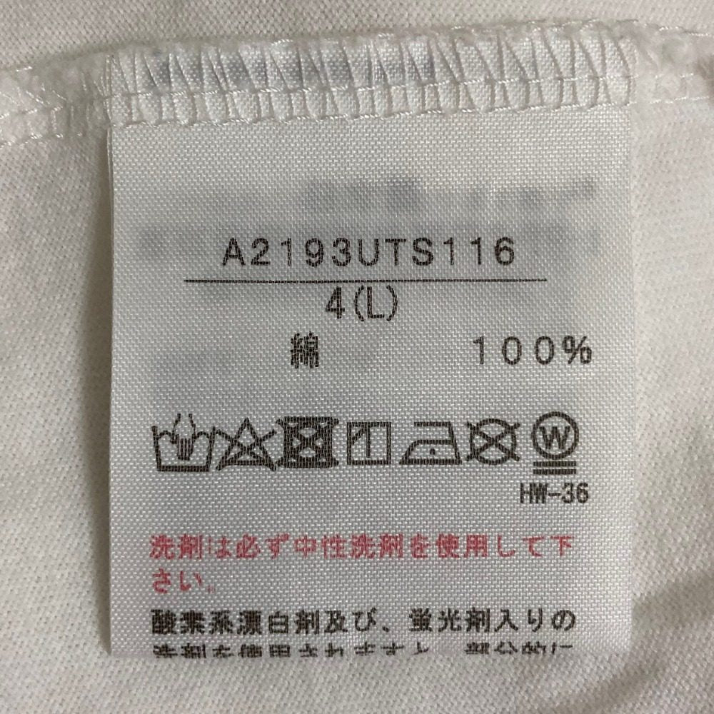 ピンクハウス 刺繍コットン半袖Tシャツ