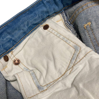 フォーティファイブアール ライ麦デニムシャルロット5アネモネ刺繍デニムパンツ