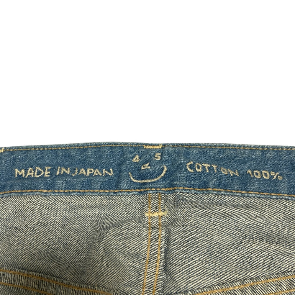 フォーティファイブアール ライ麦デニムシャルロット5アネモネ刺繍デニムパンツ