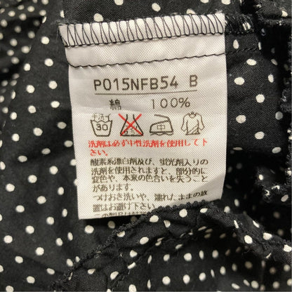 ピンクハウス ドットフリルノースリーブブラウス