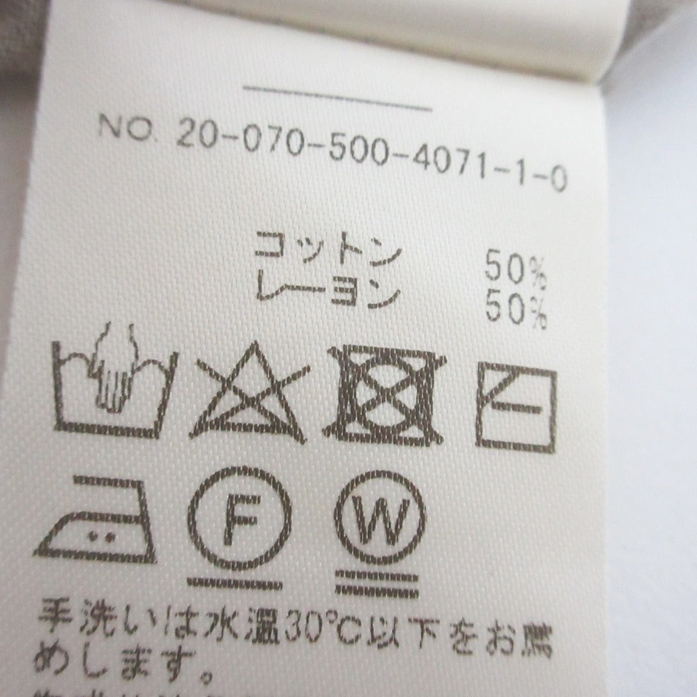 ミューズドゥドゥーズィエムクラスノースリーブクルーネックカットソー