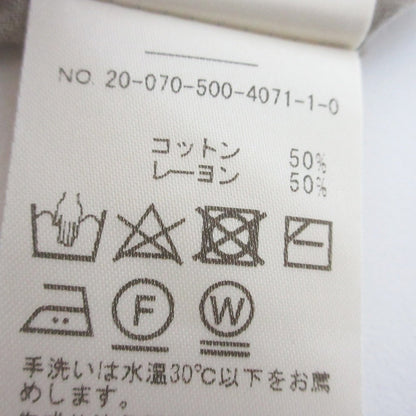 ミューズドゥドゥーズィエムクラスノースリーブクルーネックカットソー