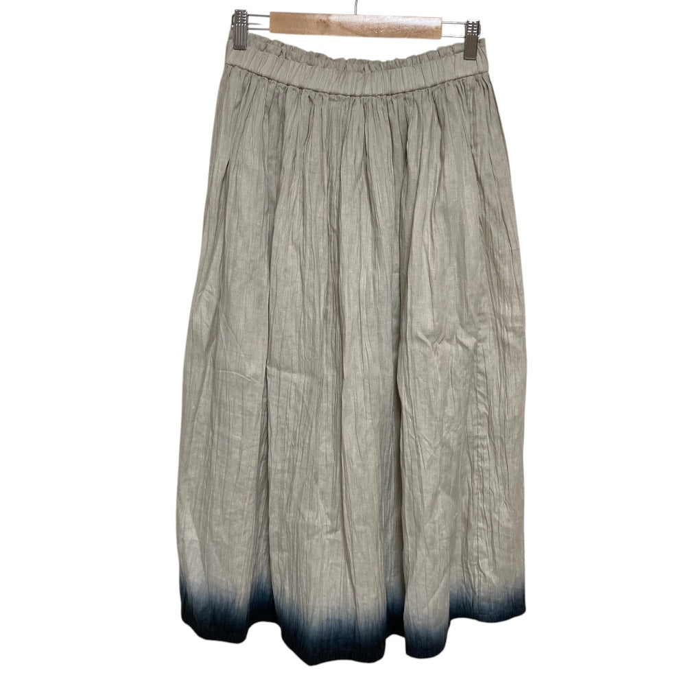 エヴァムエヴァ linen gradation リネンロングスカート