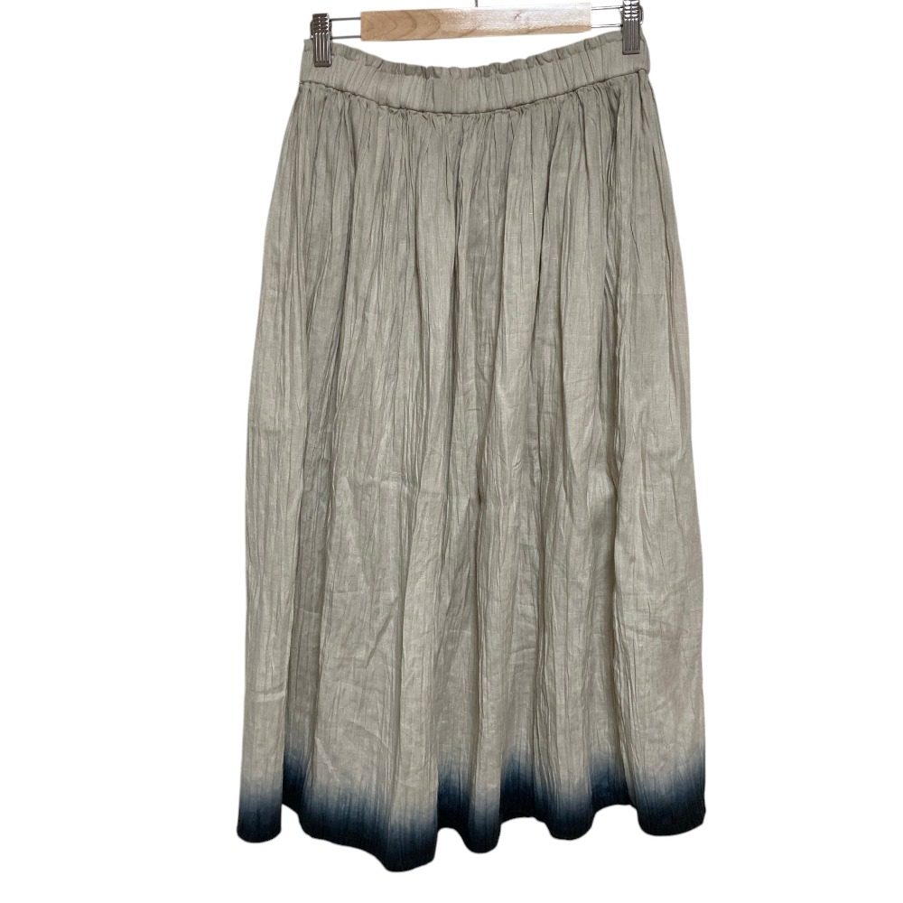エヴァムエヴァ linen gradation リネンロングスカート
