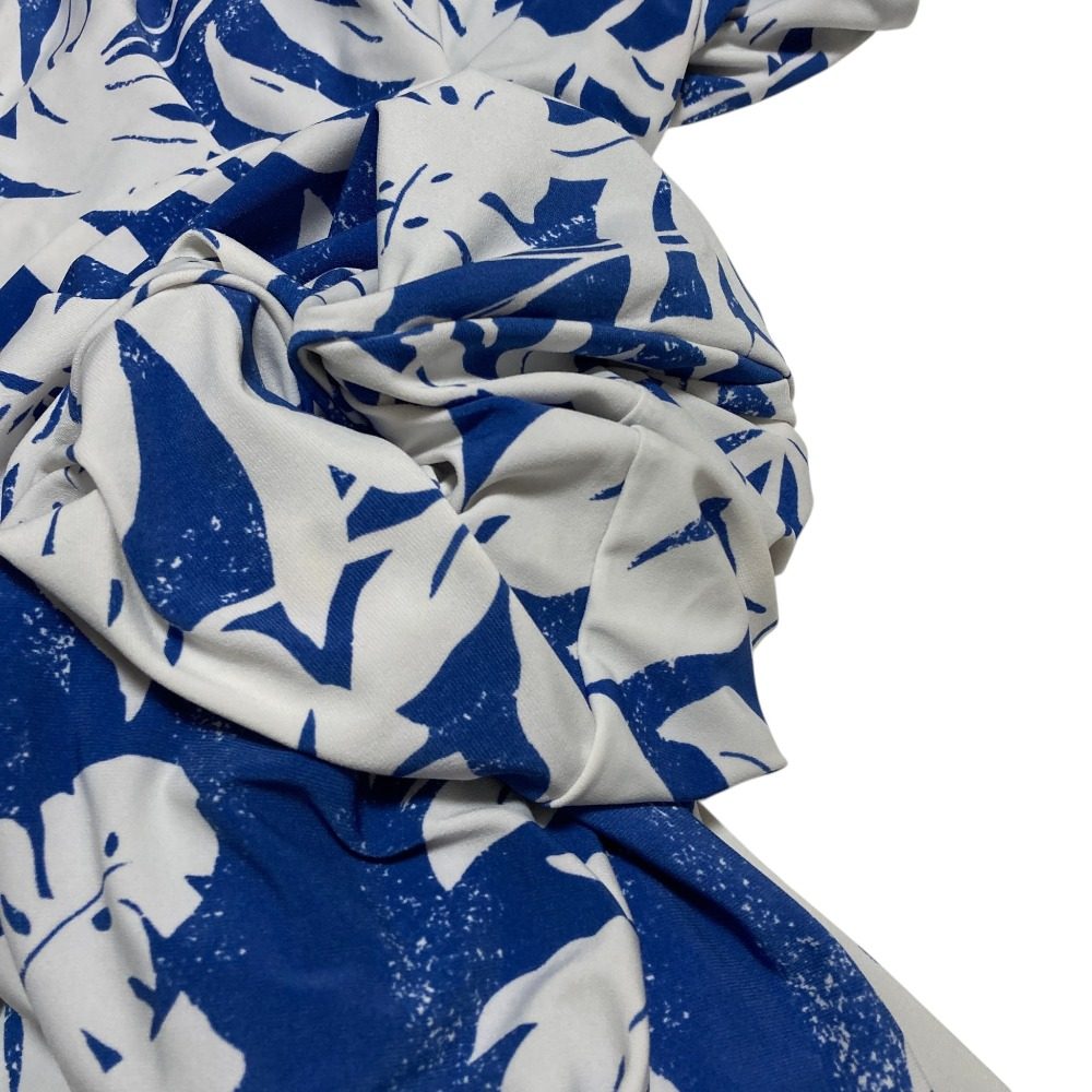 ローレンラルフローレン パームフロンドプリント ストレッチジャージー ドレス
