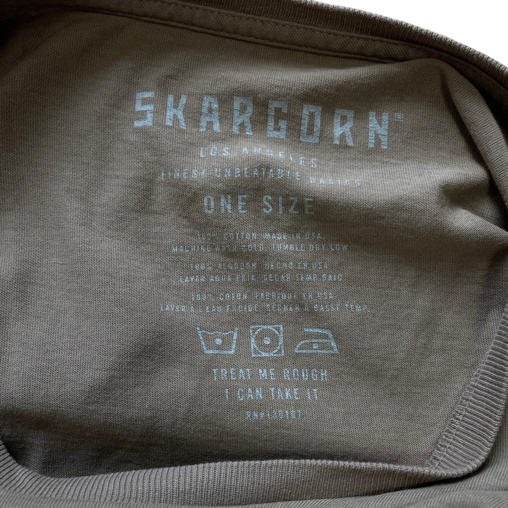 スカルゴーン コットン クルーネックTシャツ