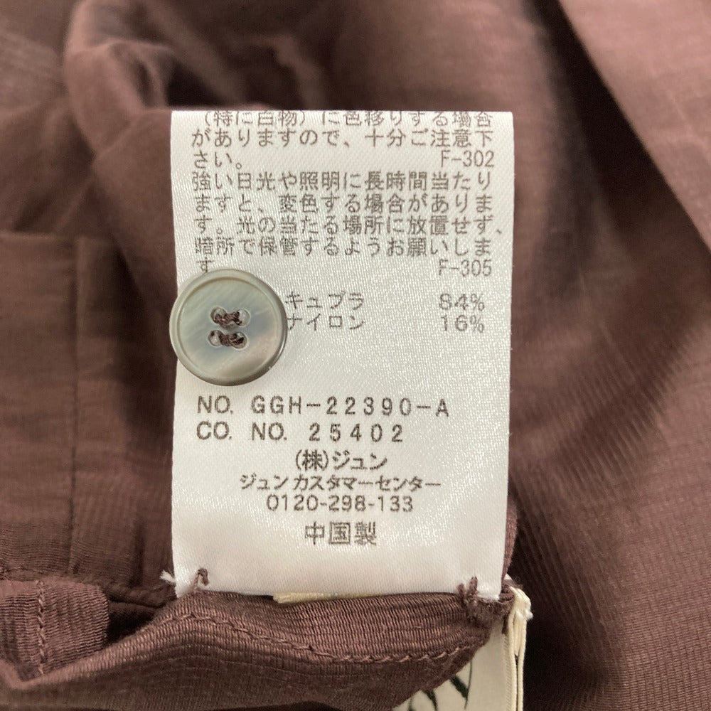 ロペ カールマイヤーオープンカラーハーフスリーブシアーブラウス