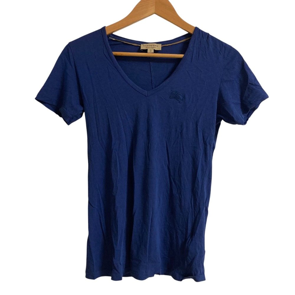 バーバリー コットンVネックTシャツ