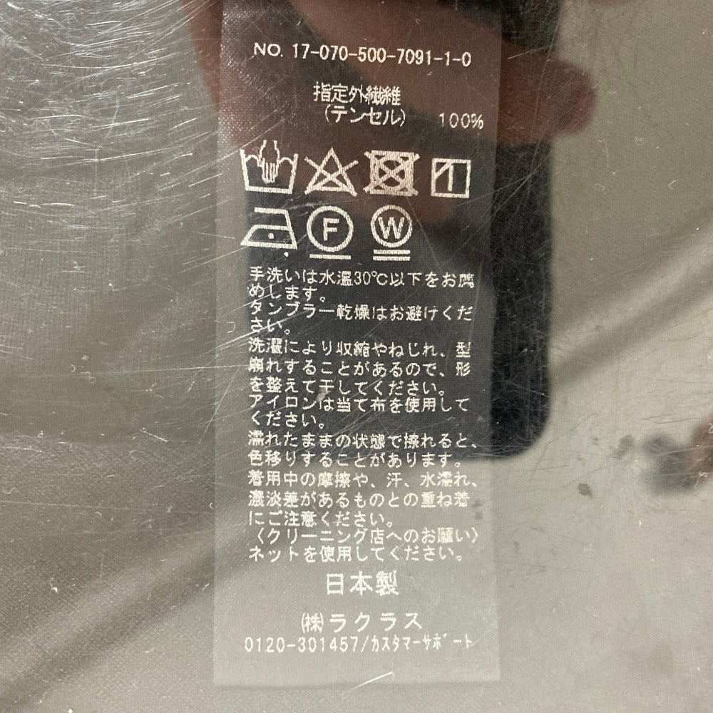 ドゥーズィエムクラス アシンメトリーヘムノースリーブカットソー