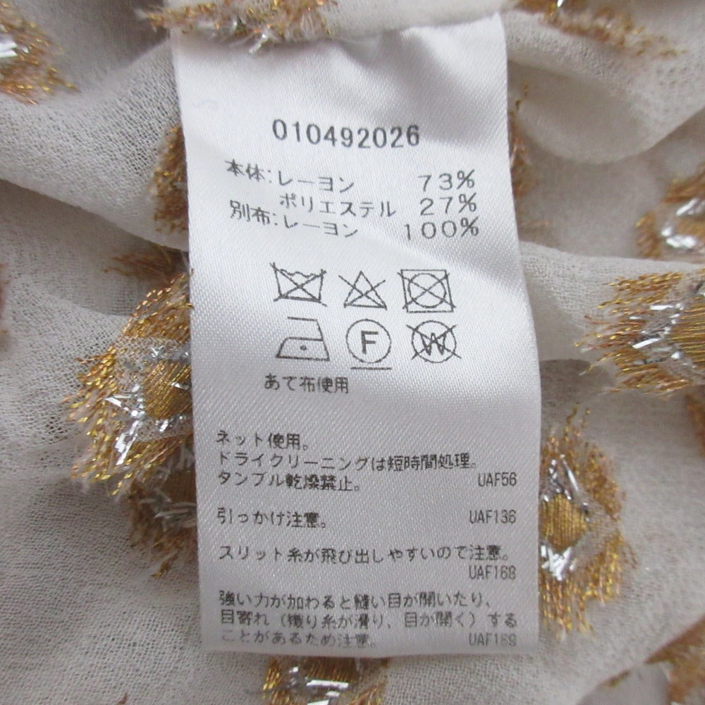 ヌキテパ ラメジャカードシャツワンピース