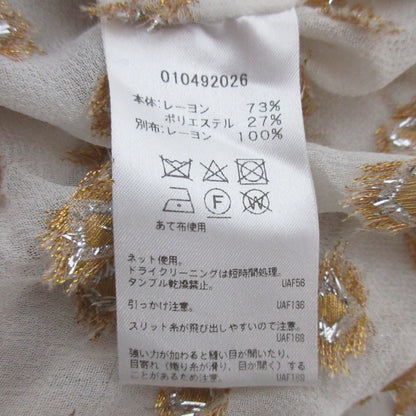 ヌキテパ ラメジャカードシャツワンピース
