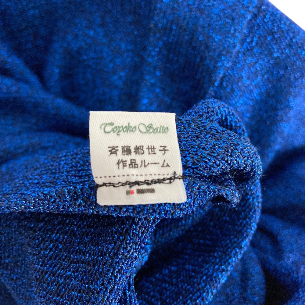 トヨコサイトウ 刺繍ニットセーター