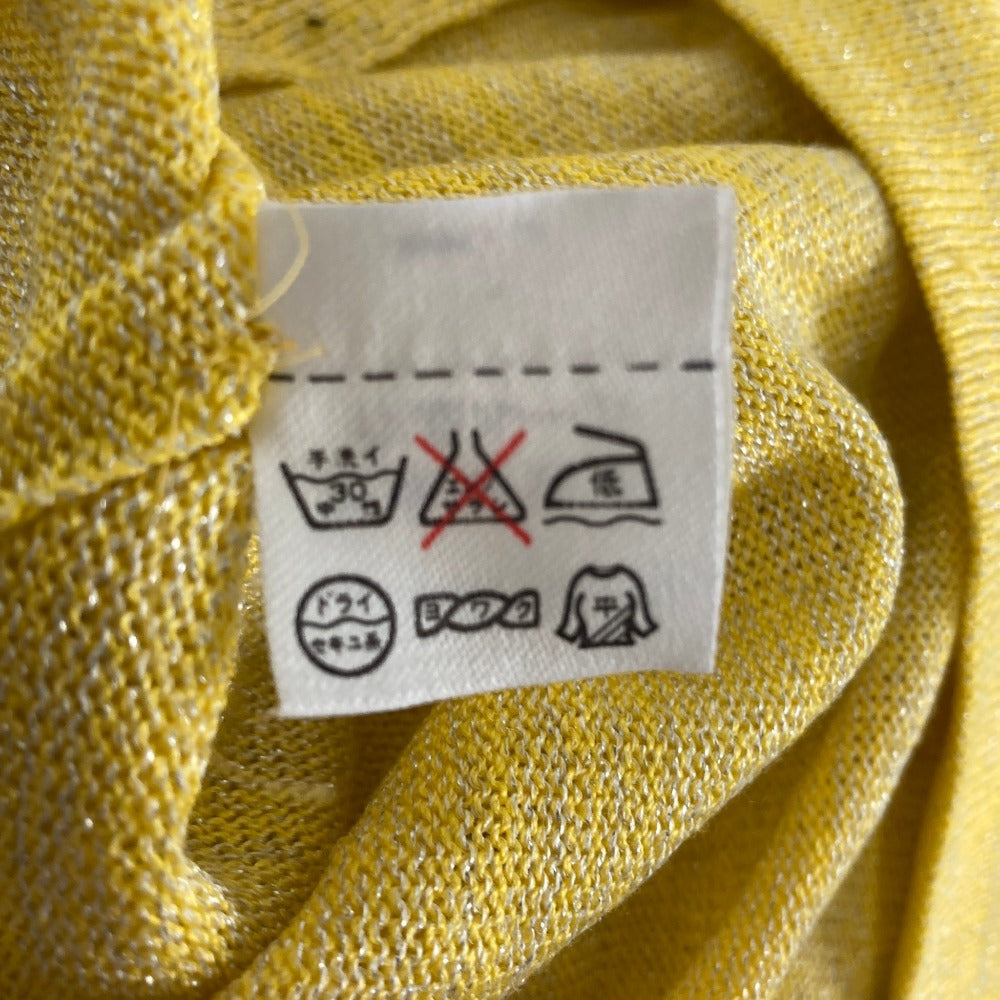 トヨコサイトウ 刺繍シアースリーブニットカットソー