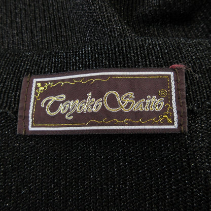 トヨコサイトウ 刺繍ニットカットソー