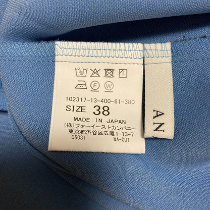 アナイ ダブルストレッチノースリーブブラウス