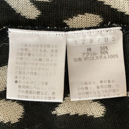 オレボレブラアルベロベロ ハートジャガードニットノースリーブチュニック