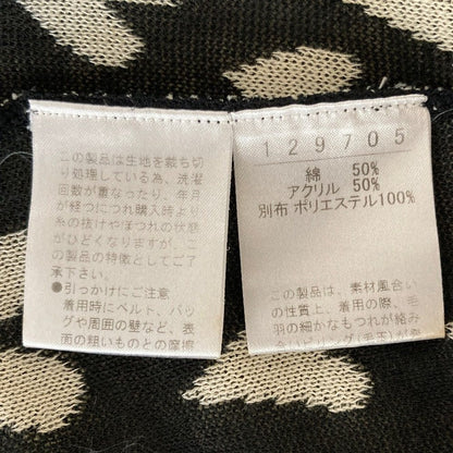 オレボレブラアルベロベロ ハートジャガードニットノースリーブチュニック