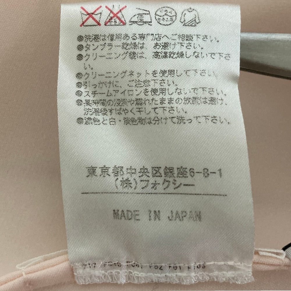 フォクシーニューヨークコレクション アシンメトリーノースリーブカットソー