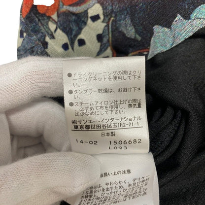 ヴィヴィアンタム 薔薇プリントパワーネットワンピース