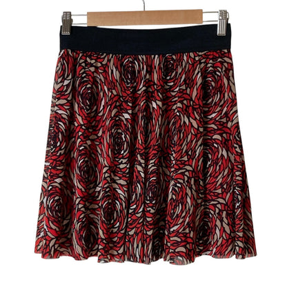 ヴィヴィアンタム ローズプリントパワーネットミニスカート