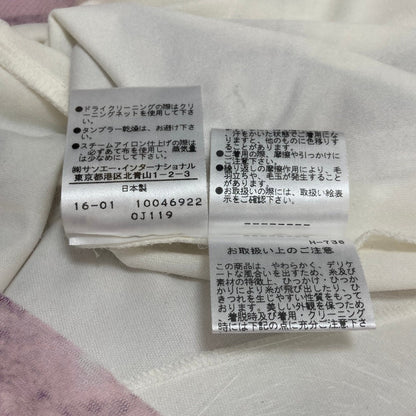 ヴィヴィアンタム フラワージオメトリックプリントパワーネットワンピース