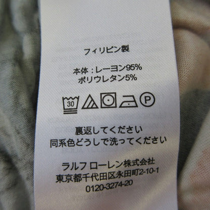 ローレンラルフローレン フローラルシルクシャツ