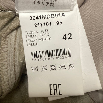 エムエスジーエム エコレザークロップドパンツ