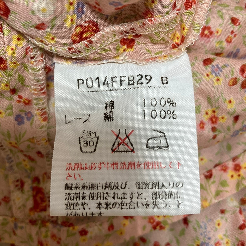 ピンクハウス フラワープリント段々ティアードチュニックブラウス