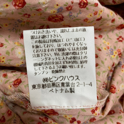 ピンクハウス フラワープリント段々ティアードチュニックブラウス