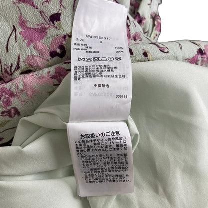 スナイデル Sustaina レーヨンカシュクールワンピース
