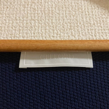 セルフォード 刺繍入りスクエアネックニットプルオーバー