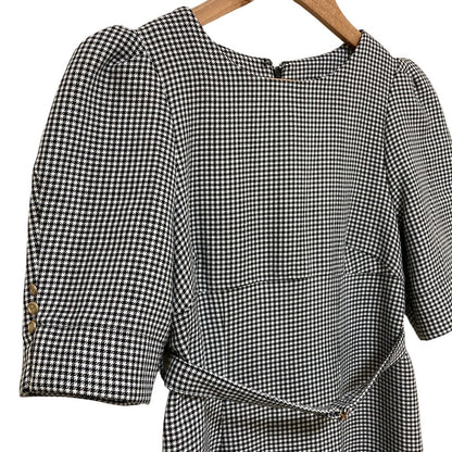 ハーリップトゥ Lady Checkered Belted Midi Dress ワンピース