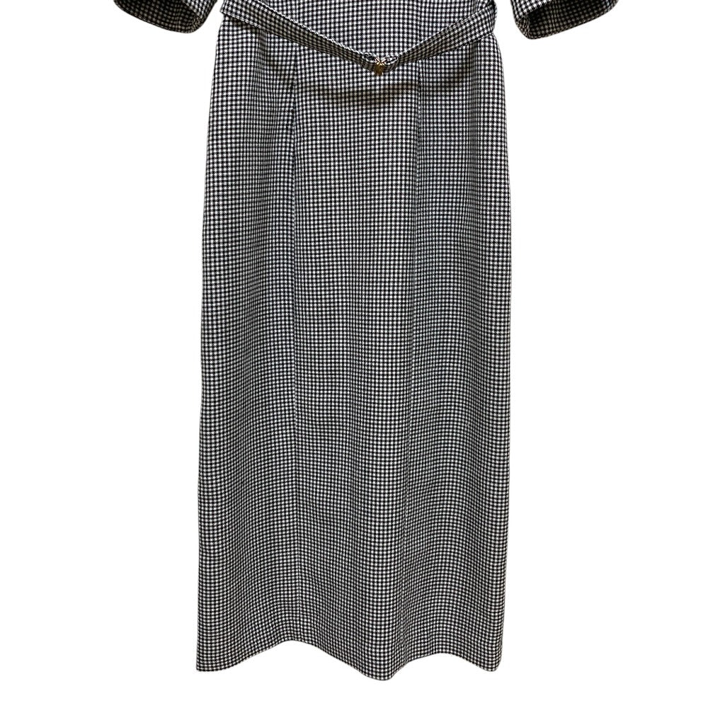 ハーリップトゥ Lady Checkered Belted Midi Dress ワンピース