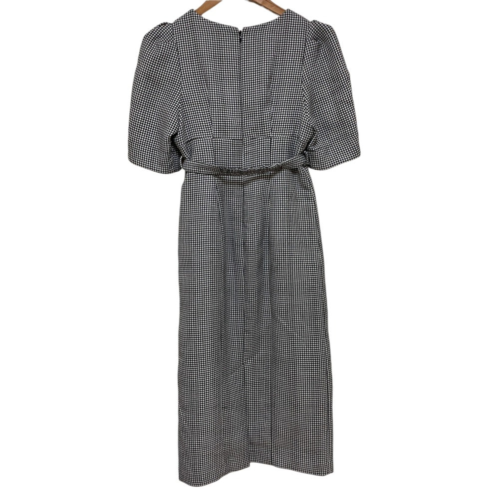 ハーリップトゥ Lady Checkered Belted Midi Dress ワンピース