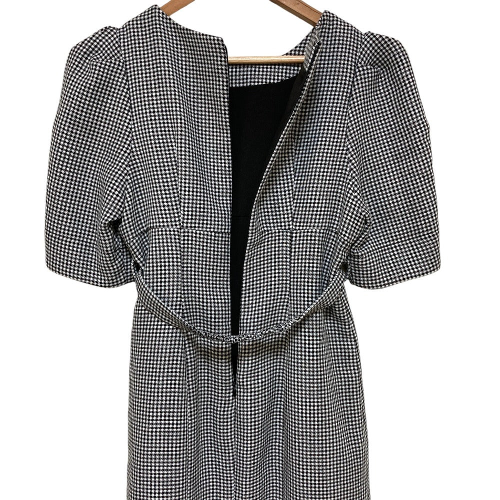 ハーリップトゥ Lady Checkered Belted Midi Dress ワンピース
